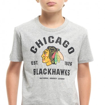 30630 Футболка детская NHL CHICAGO BLACKHAWKS серая