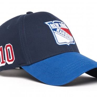 31349 Бейсболка NHL NEW YORK RANGERS №10 син/голубая, 55-58
