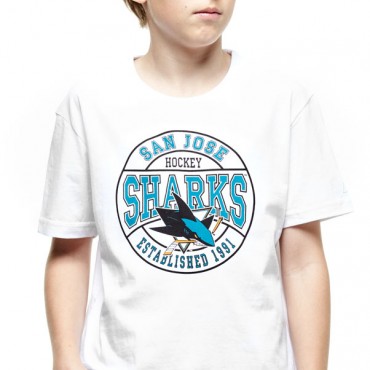 30280 Футболка детская NHL SAN JOSE SHARKS белая