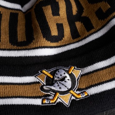 59136 Шапка NHL ANAHEIM DUCKS чёрн/жёлтая, 55-58
