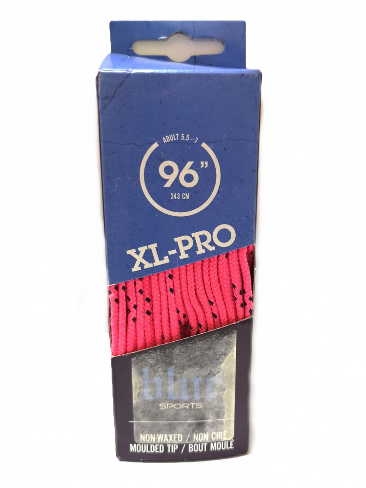 Шнурки без пропитки BLUESPORTS XL-PRO розовые