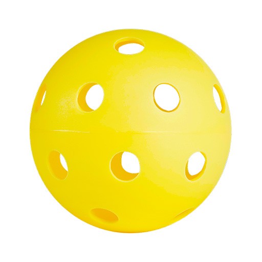 Мяч для флорбола WELL HOCKEY жёлтый