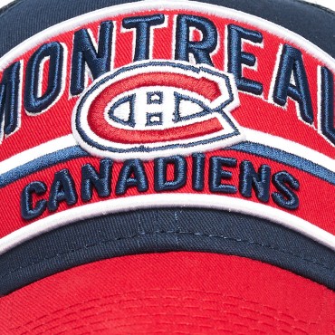 31015 Бейсболка NHL MONTREAL CANADIENS син/красная, 55-58