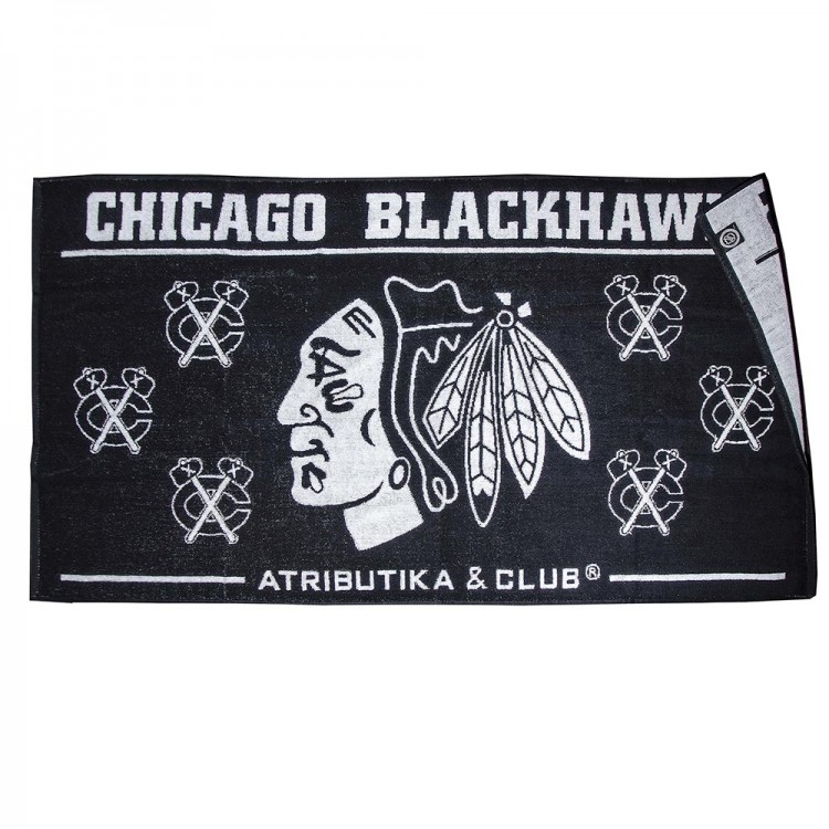 0811 Полотенце NHL CHICAGO BLACKHAWKS (70*140) Эмблема