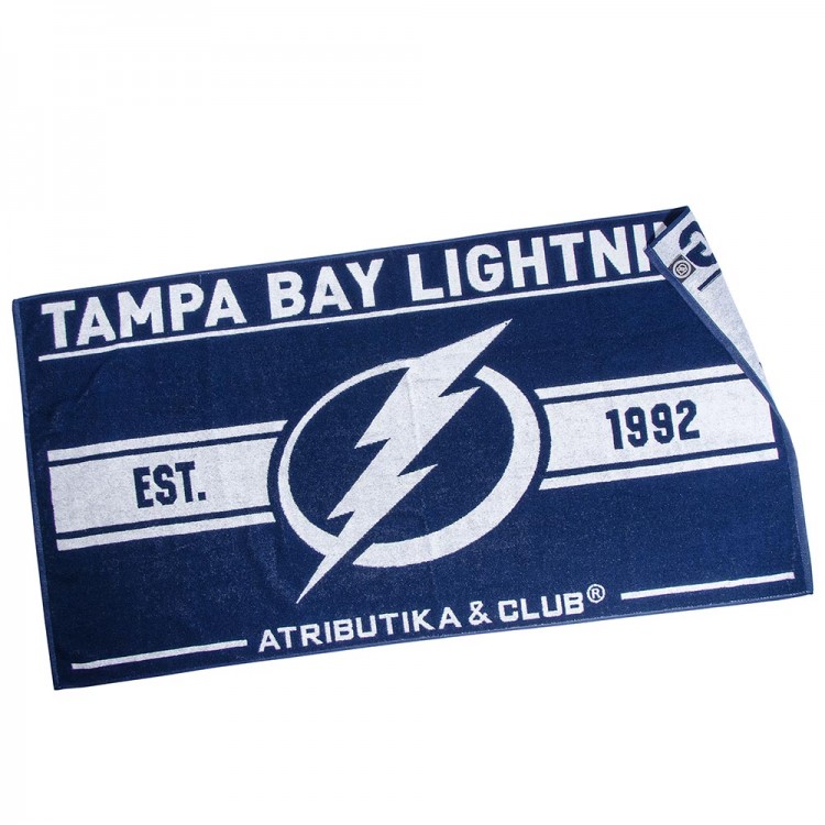 0815 Полотенце NHL TAMPA BAY LIGHTINGS (70*140) синее