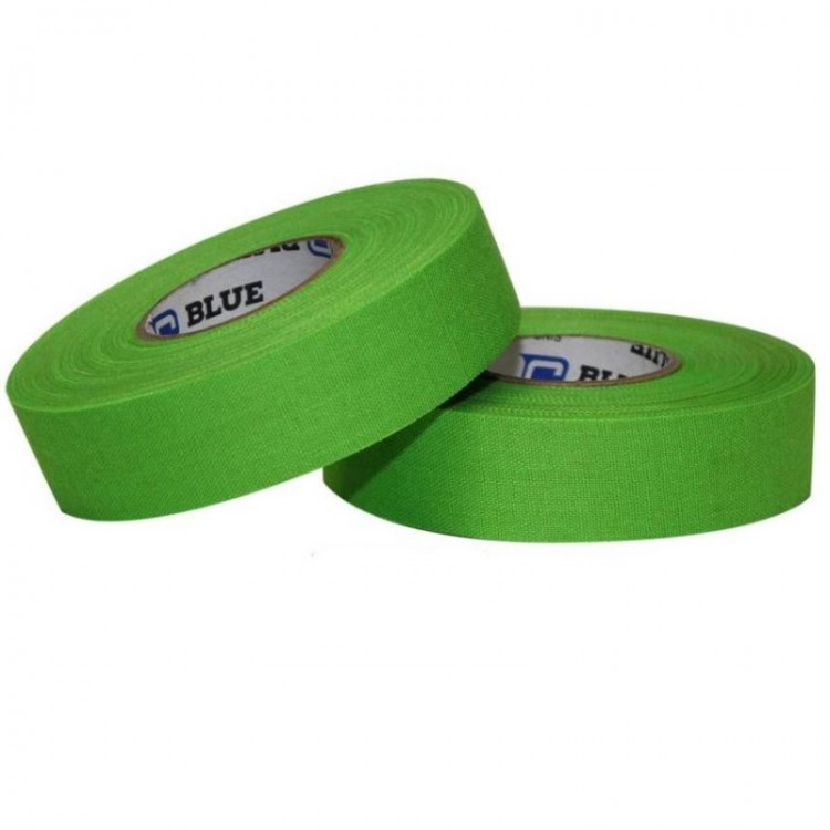 Хоккейная лента BLUESPORTS зелёная 24мм*25м