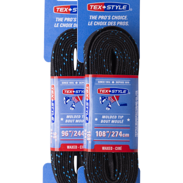 Шнурки с пропиткой Tex-Style чёрные 108