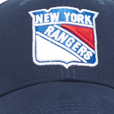31134 Бейсболка NHL NEW YORK RANGERS тёмн.синяя, 55-58