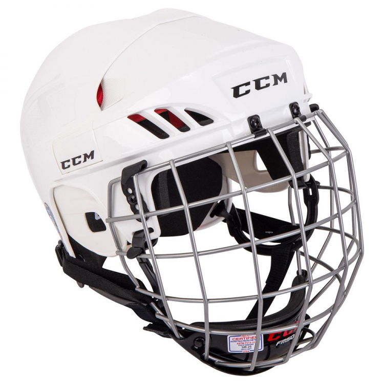 Шлем с маской CCM HT50C HF HELMET COMBO WHT
