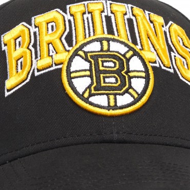 31170 Бейсболка NHL BOSTON BRUINS чёрная, 55-58