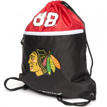 58163 Мешок универсальный NHL CHICAGO BLACKHAWKS № 88 чёрн/красный