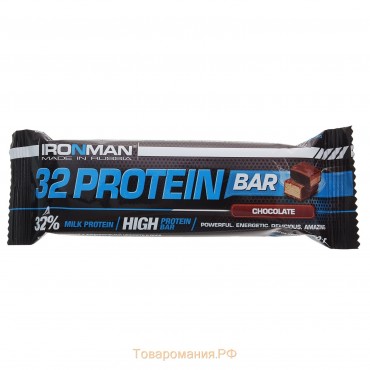 Батончик Iron Man Protein Bar 50гр. Шоколад/темная глазурь