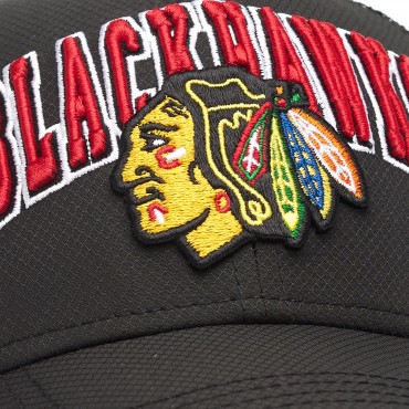 31169 Бейсболка NHL CHICAGO BLACKHAWKS чёрная, 55-58