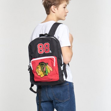58154 Рюкзак детский NHL CHICAGO BLACKHAWKS №88 черн.красн