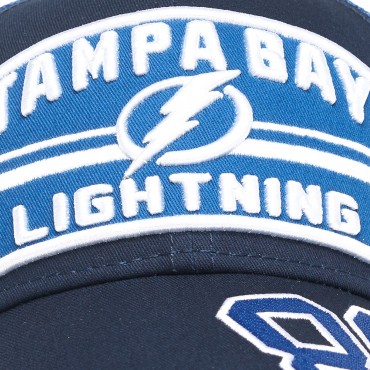 31332 Бейсболка NHL TAMPA BAY LIGHTNING №86 син/голубая, 55-58