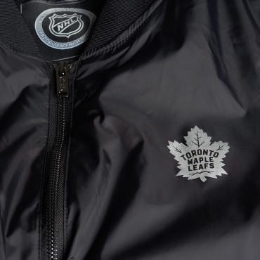 57320 Куртка мужская NHL TORONTO MAPLE LEAFS черн.