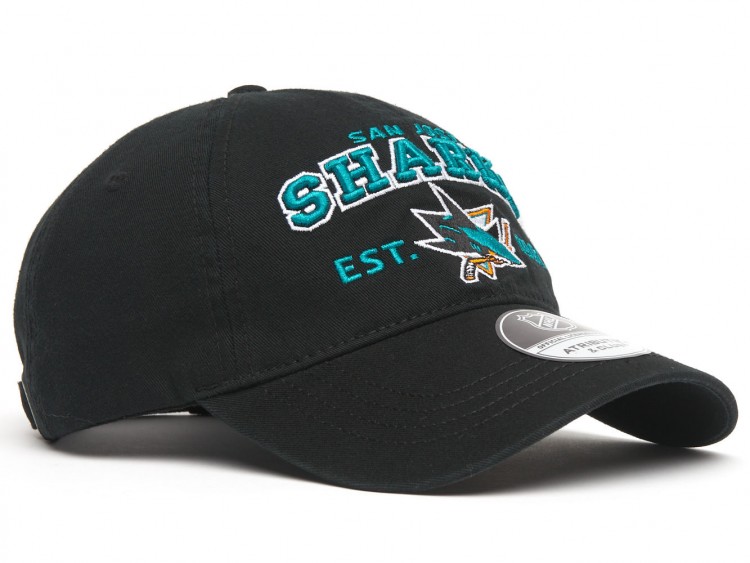 31216 Бейсболка NHL SAN JOSE SHARKS чёрная, 55-58