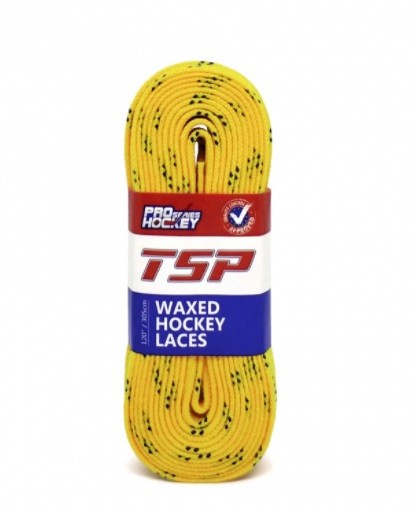 Шнурки с пропиткой TSP жёлтые 120"/305 см