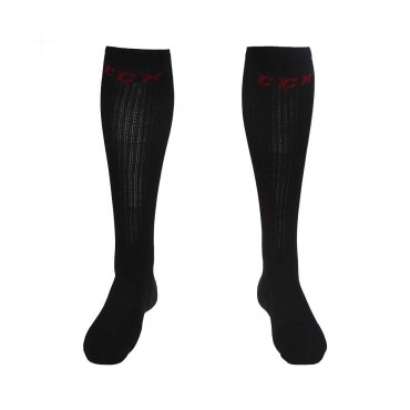 Носки CCM Proline Bamboo Sock Knee высокие чёрные