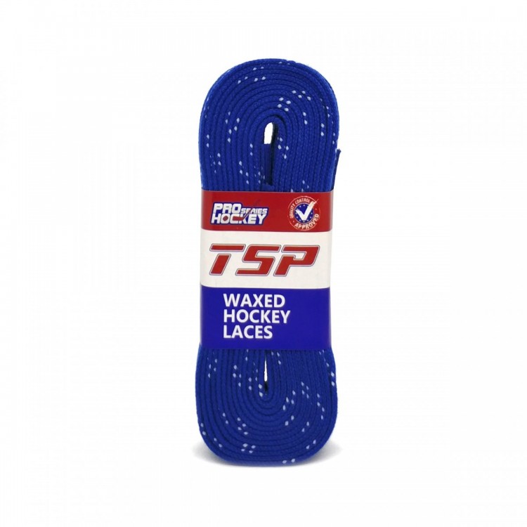 Шнурки с пропиткой TSP синие 96"/244 см