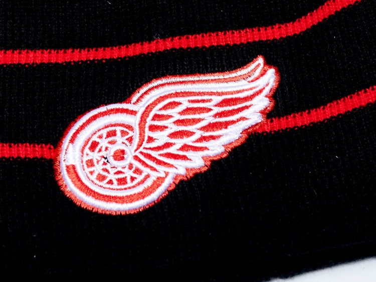 59035 Шапка NHL DETROIT RED WINGS чёрн/красная, 55-58
