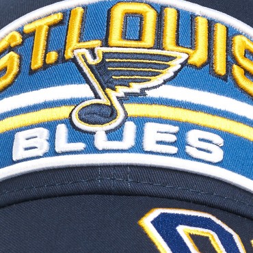 31339 Бейсболка NHL SAINT LOUIS BLUES №91 син/голубая, 55-58