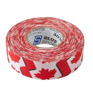 Хоккейная лента BLUESPORTS Canadian Flag 24мм*18м